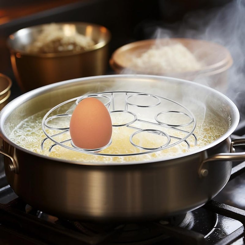 304 Stainless Steel Multi Function Elevated Steam Rack For Pots And Woks - Image 5